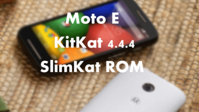 How To Update Moto E to KitKat 4.4.4 with SlimKat ROM 1