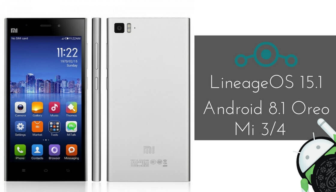 LineageOS 15.1 on Xiaomi Mi 3
