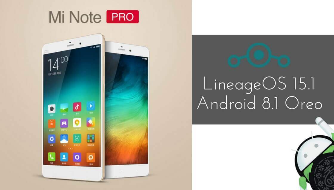 LineageOS 15.1 on Xiaomi Mi Note Pro