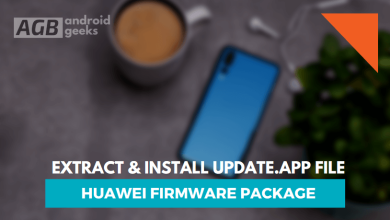 Install Update.app file from Huawei Firmware Package
