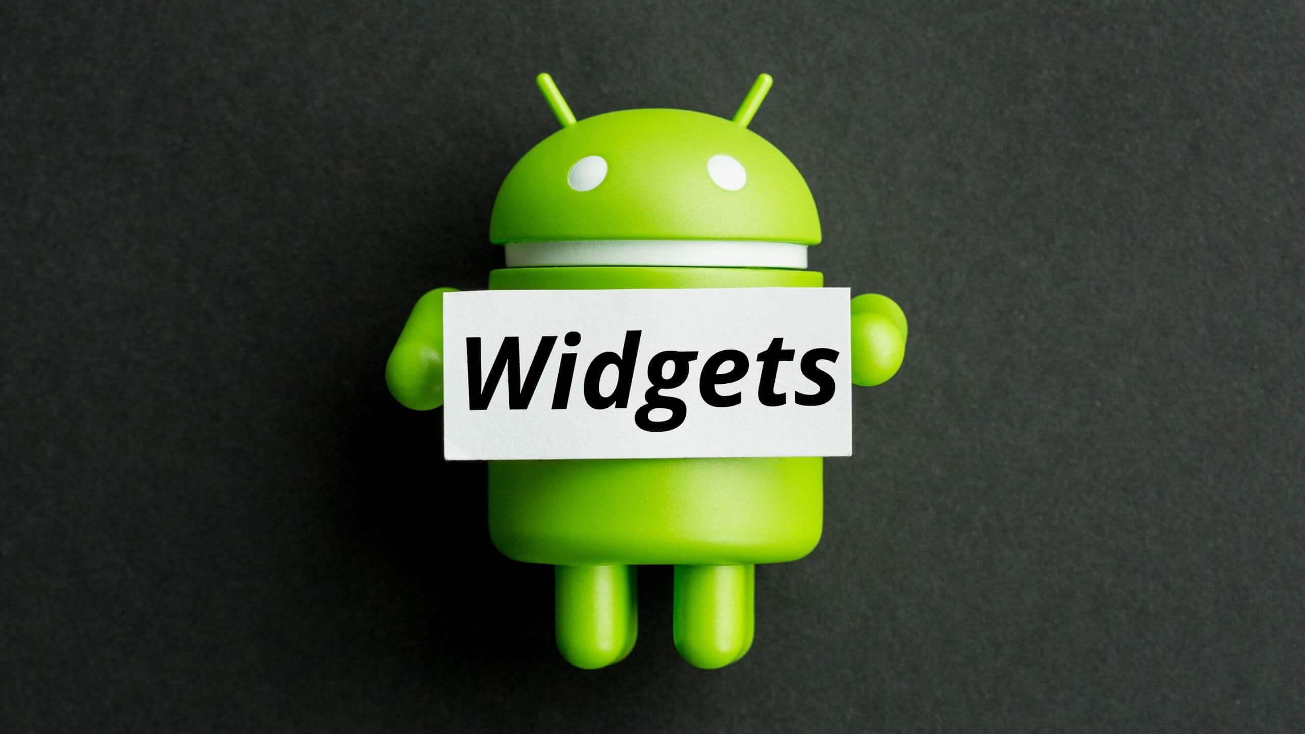 add or resize widgets on Android